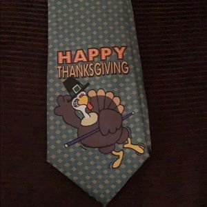 Happy thanksgiving tie